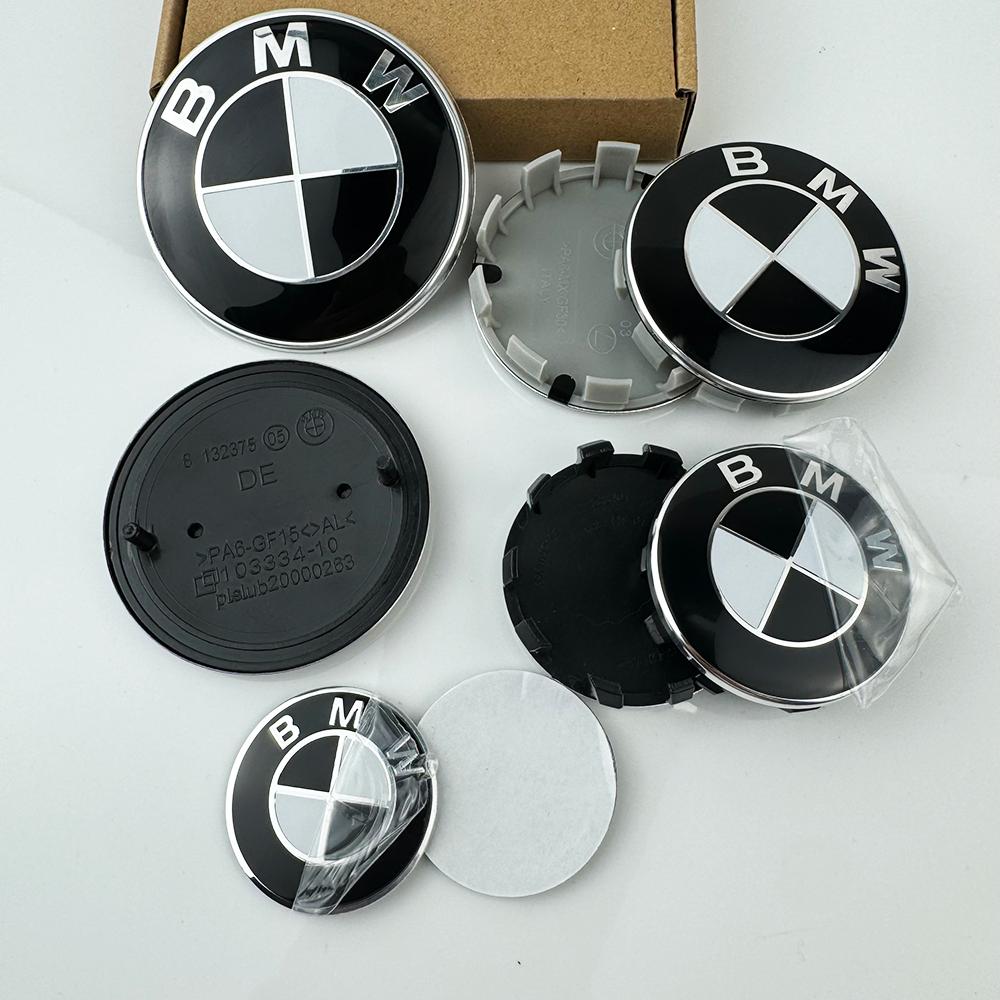Ta30-45mm56mm 68mm 74mm 82mm Car Front Hood Emblem For BMW X1 X2 X3 X4 Wheel Hub Caps Badge X5 X6 F48 F39 F10 F30 G11 E60 G01 E84 E83