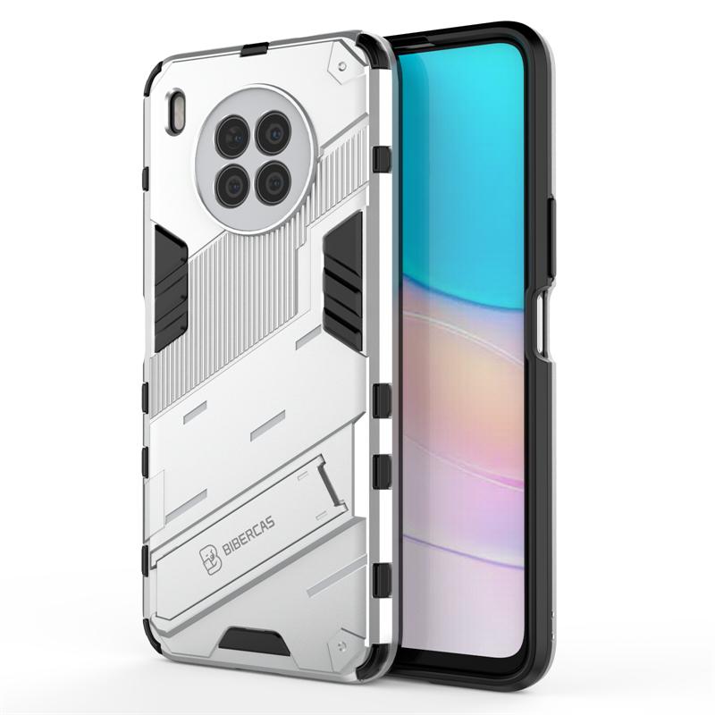 

Phone Holder Case For Honor 50 Lite Case Bumper Anti-knock Armor Full Cover For Honor X8 Case For Honor 50 Lite X30i Nova 9 SE Huawei Nova 8 Pro белый