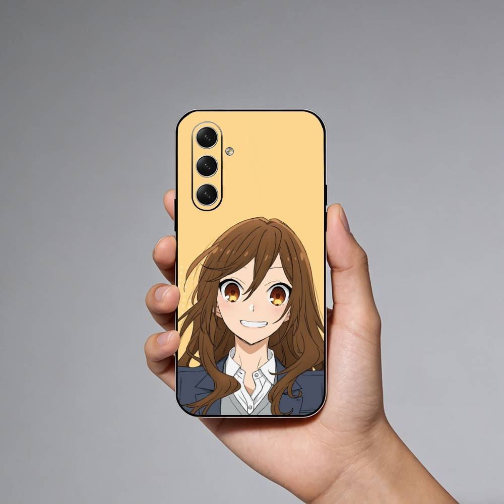 Anime H-Horimiya Phone Case For Samsung Galaxy A73,A21s,A22,A31,A52,A53,A71,A41Soft Black Shell