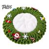 Fluffy Pet Cave Christmas Bed, Oval Wrapped Cat Warm Faux Thickened Cozy Shelter Winter Nest for Small Cats Dogs, Decor Sofa