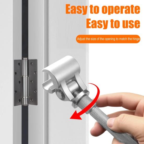 Door Crack Wrench Door Alignment Gap Adjustment Door Sagging Fixer DIY Adjustable Hinge Repair Tool