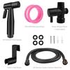 Handheld Bidet Sprayer Set 304 stainless steel Spray Gun Shower Handheld Toilet Bidet Faucet Sprayer Shower Nozzle Self Cleaning