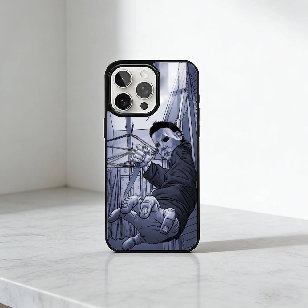 

Terrifying M-Michael M-Myers Phone Case For iPhone17,16,15,14,13 Plus,Pro Max Magnetic For Magsafe Wireless Charging iPhone11