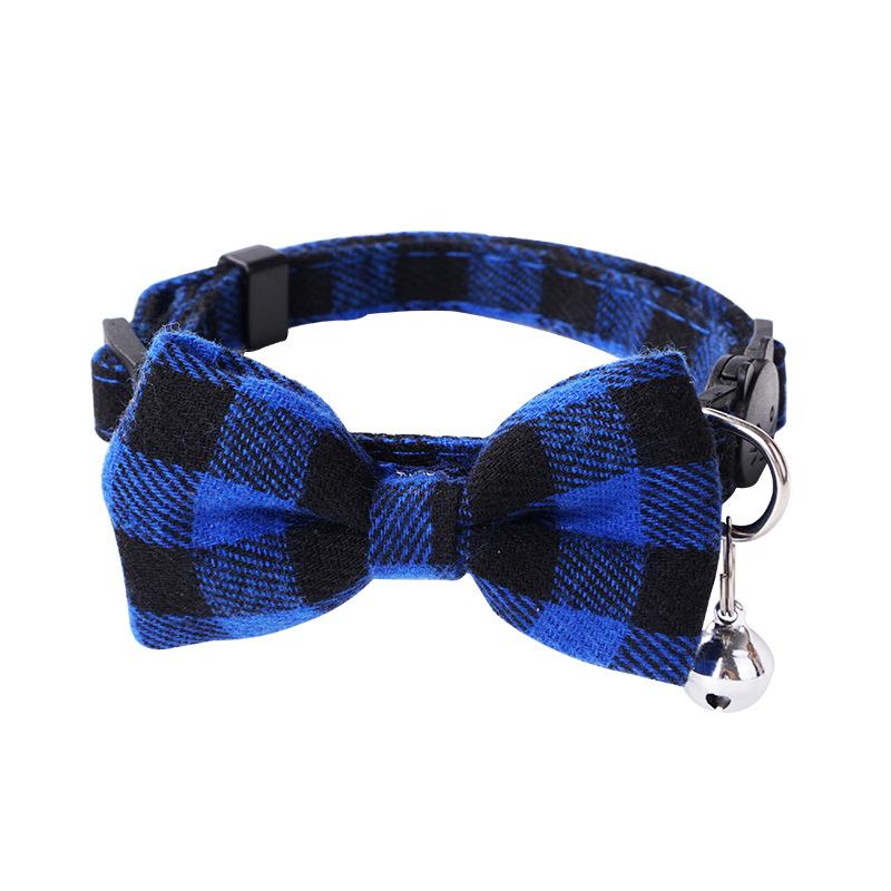 Pet Safety Bowknot Collar with Bell and Anti-Choke Buckle for Cats and Puppies