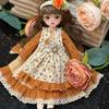 1/6 SD 30cm Bjd-dukke med klær Langt hår Høy hæl Prinsesse Utkledning BJD-dukker Elegant Attraktive øyne