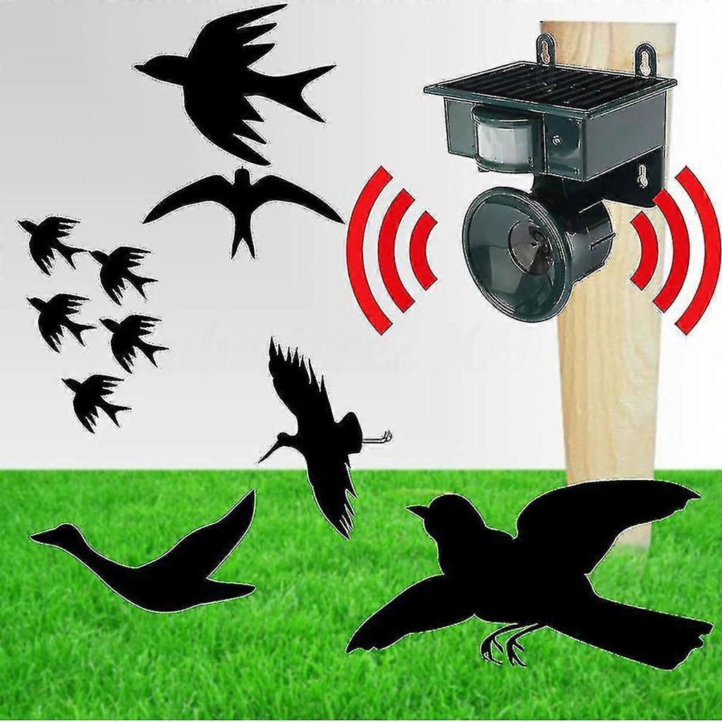 Repellente per Animali Ultrasuoni Solare, Rilevamento del Movimento, Luce, Repellente per Gatti da Esterno, Cane, Scoiattolo, Procione, Volpe, Cervo, ecc.