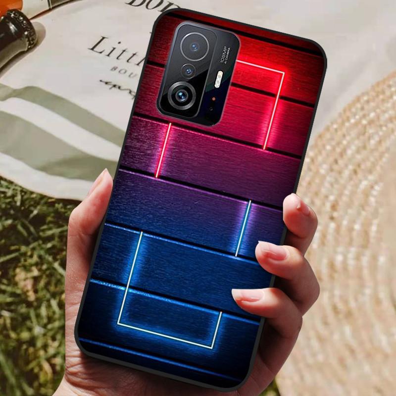Für Xiaomi 11T Pro Hülle Für Xiaomi mi 11T Pro Hüllen Stoßfestes Silikon Weiches TPU Handy Rückseite Abdeckung Für Xiaomi 11T Pro Fundas