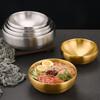 Stainless Steel Bowl Double Layer Thickened Large Capacity Noodle Bowl for Cold Noodles Ramen Mixing Rice Soup Bowl