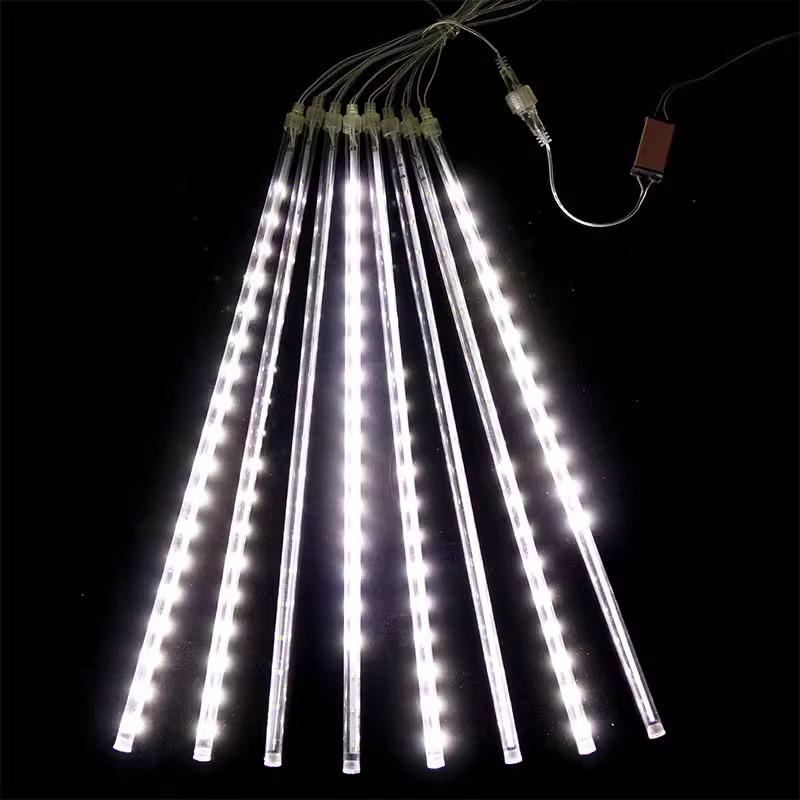 Waterproof Colorful Meteor Shower LED String Lights for Outdoor Decoration