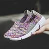 Fashion Women's Shoes Summer Sneakers Lightweight Casual Flats Handmade Comfortable Walking Shoes Slip On Ladies Loafers Big Size 35-42