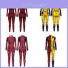 Kombinéza pro cosplay Marvel Deadpool a Wolverine s 3D digitálním potiskem pro Halloween Anime Role Play