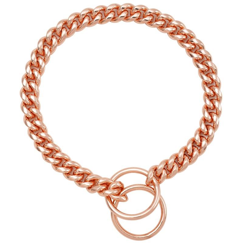 Stainless Steel Dog Chain P 10mm Double Loop Collar Small Medium Large Dogs