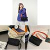 Minimalist Street Style Crossbody Bag With Belt Detail For Daily Use