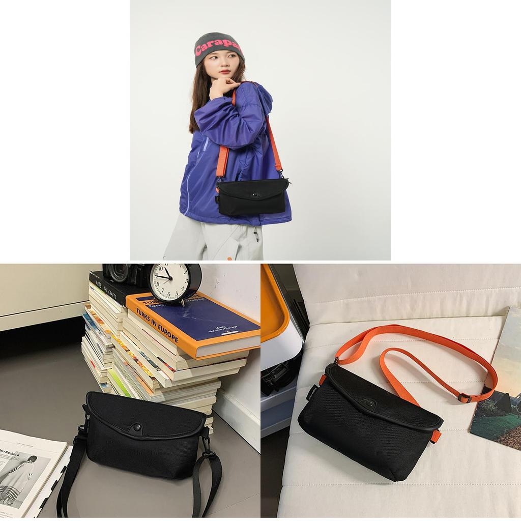 Minimalist Street Style Crossbody Bag With Belt Detail For Daily Use