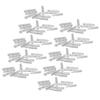 100pcs Archery Arrow Nock Durable Plastic Insert Arrow Nocks Light Weight Arrow Nocks Replacement for Archery Bow Transparent