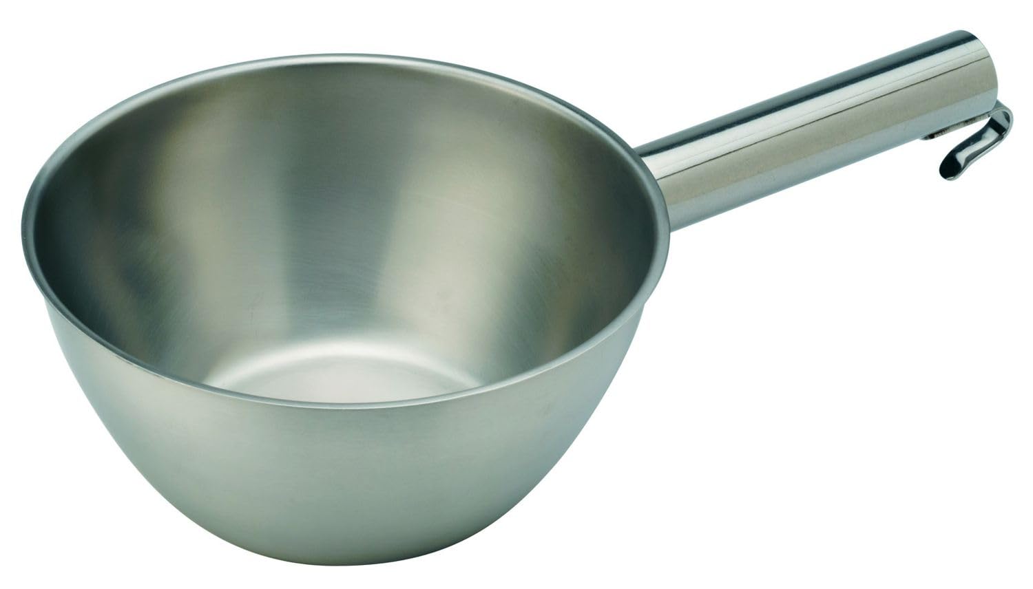

PIAZZA Kitchen Bowl with Handle CON MANICO Stainless Steel Capacity 500cl Diameter 24cm [TAZZONE TUBOLARE] PZ-120924 [Genuine Product] срібний