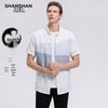 Herren Hemd 100% Leinen Kurzarm