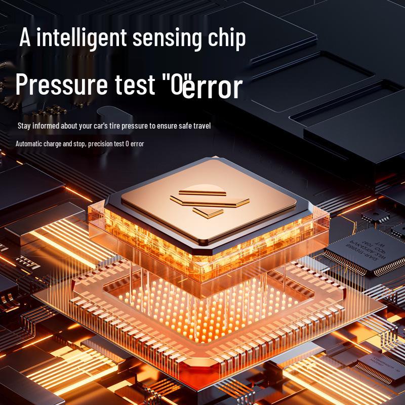 Gonfleur de Pneu de Voiture Portable & Démarreur de Secours avec Manomètre