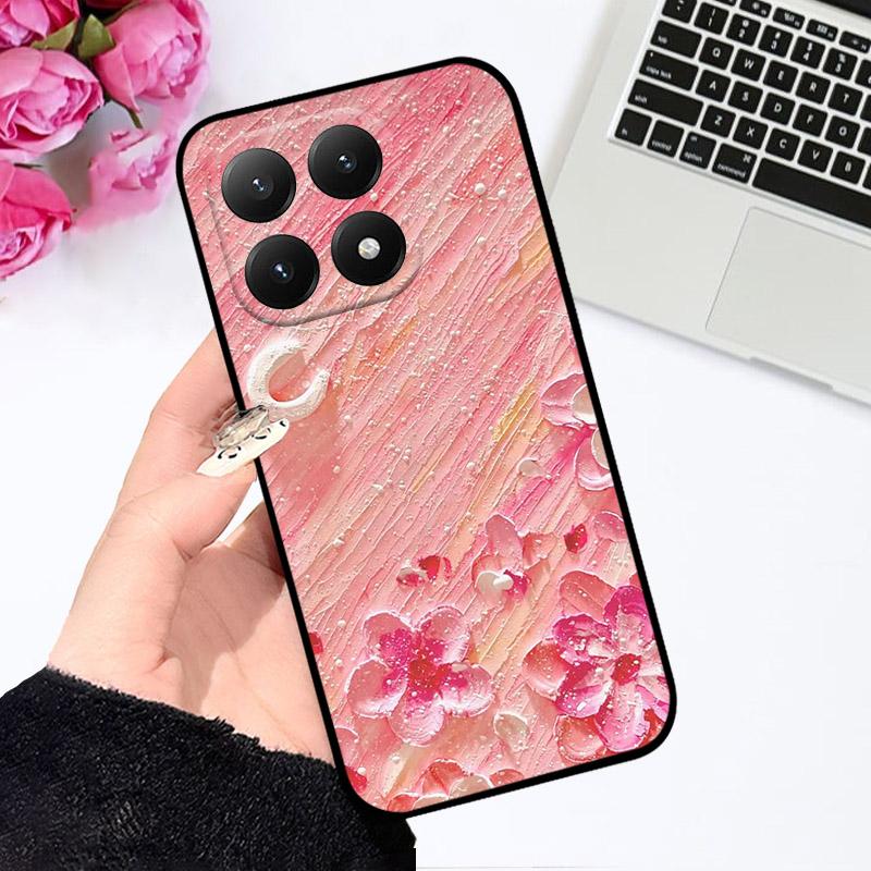 For Xiaomi 15T Case Fashion Oil Painting Phone Cover For Xiaomi 15T Cases 15 T Soft TPU Silicone Full Protective Shockproof Capa
