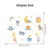 Children's Room Wall Stickers Cartoon Animals on Train Airplane Hot Air Balloon Wall Decals Baby Nursary Kindergarten Decoration