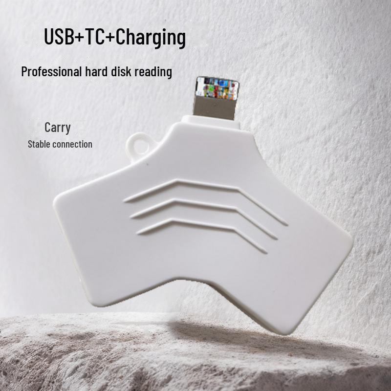 3-in-1 Multi-Function OTG Adapter: USB 3.0, Type-C, and Apple-Compatible for Android Phones