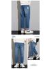 WilliamPOLO Men's Retro Autumn Casual Straight-Leg Jeans