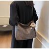 IELGY Retro Large-Capacity Bag Autumn Winter Commuter Shoulder Cross-Body Fashion Tote Bag