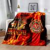Firefighter Tribute Blankets are suitable for living rooms,making them an ideal choice for outdoor travel and gifts.