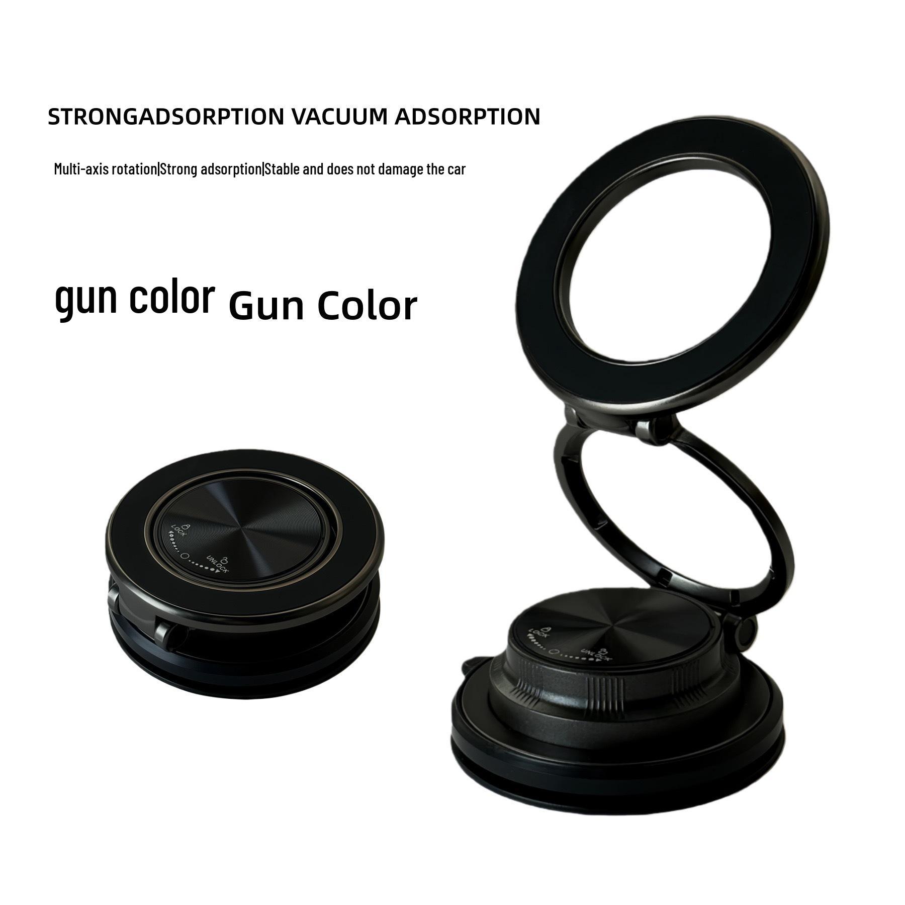 Magnetic Car Phone Holder with Vacuum Suction Cup - 2026 Model for In-Car Navigation