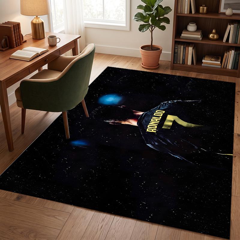 Cr7 (37) Office Rug Elegant Floor Rug for Office Living Room Bedroom and Indoor Home Spaces