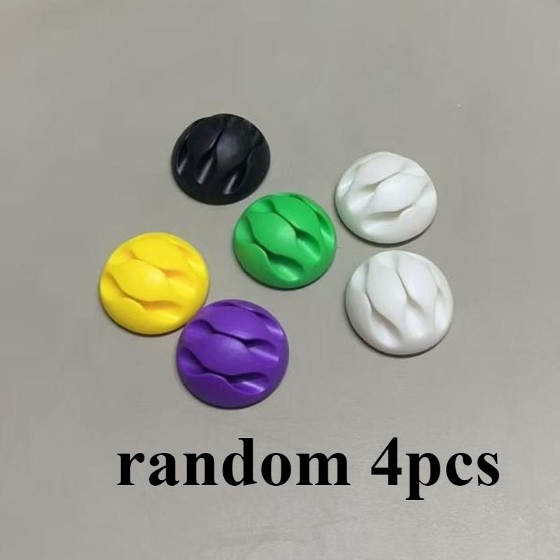 1/6PCS Desktop simple wire winder wire organizer USB cable fixer mouse clamp sorter