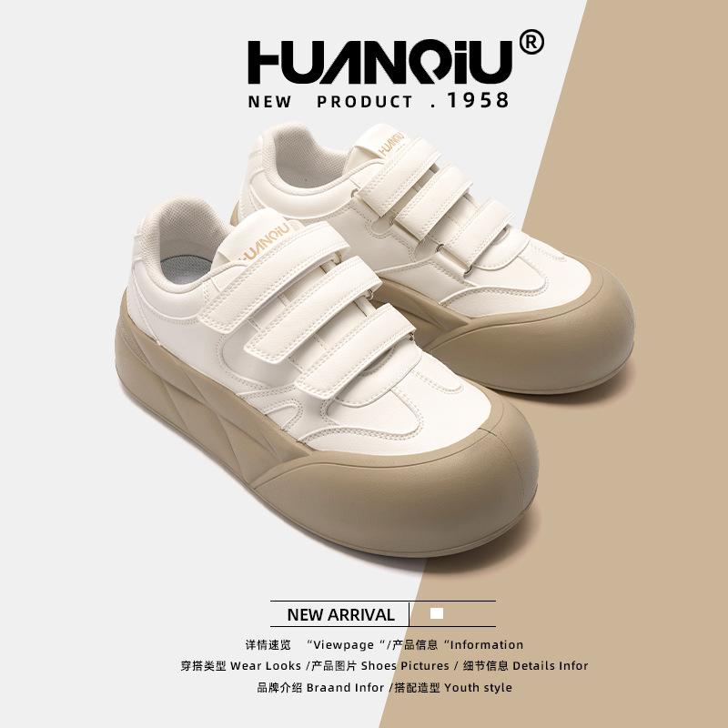 Global Velcro Bread Shoes Women's ZHQ-HY757 Spring New Niche Thick-soled Versatile Student Casual Shoes Women