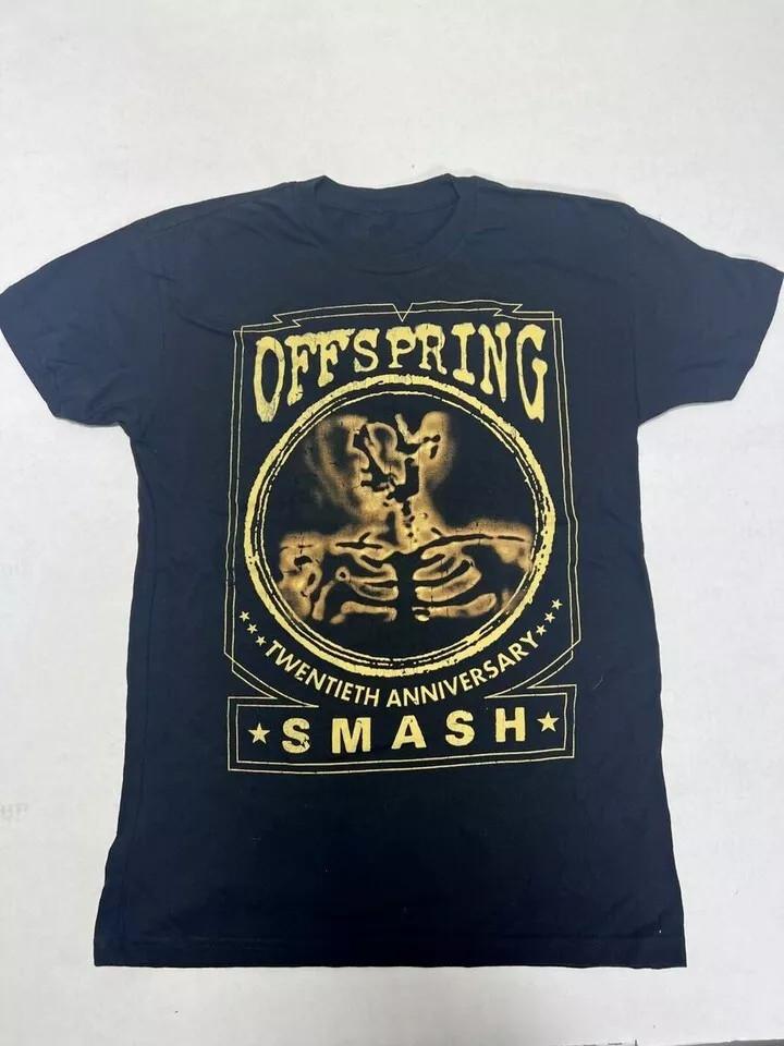Футболка унисекс The Offspring Band Smash Черная Хлопковая Полный Размер S-5XL XXXL