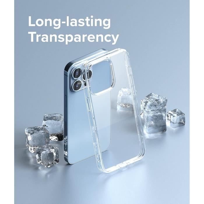 Case - TPU - iPhone 13 Pro - Transparent - Anti-Yellowing - Scratch-Resistant