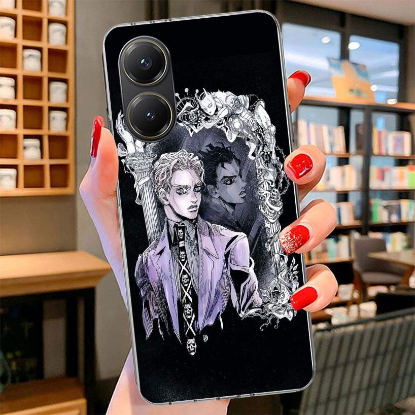 JoJo Kira Yoshikage Killer Queen Phone Case For Xiaomi Poco F7 Ultra X7 X6 X5 Pro M7 Redmi 15C 15 13C 13 12C 12 10C 10 9A 9C 9T