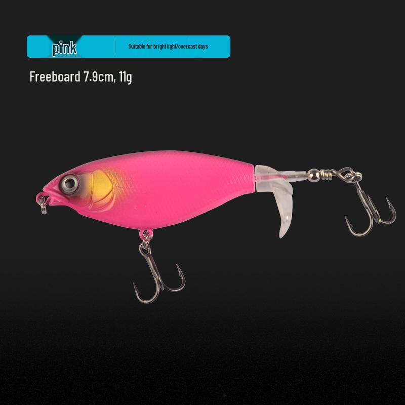 Nălucă Creion Plutitor cu Sistem Elică pentru Lansare Lungă Pescuit de Apă Dulce