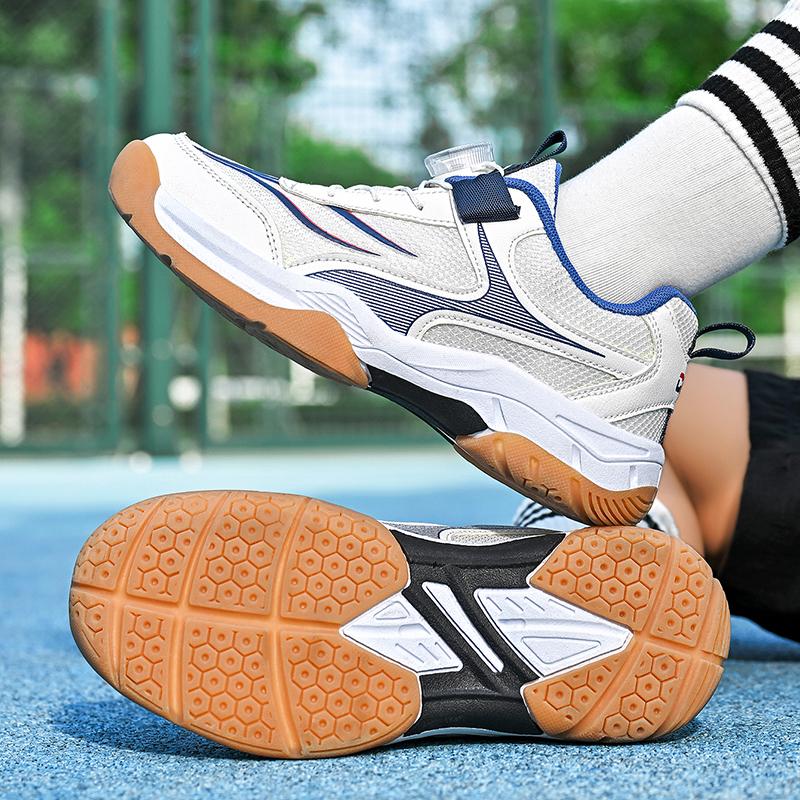 Sapatos de Treino Profissional para Crianças Sapatos de Badminton Spinning Tênis de Mesa31-40