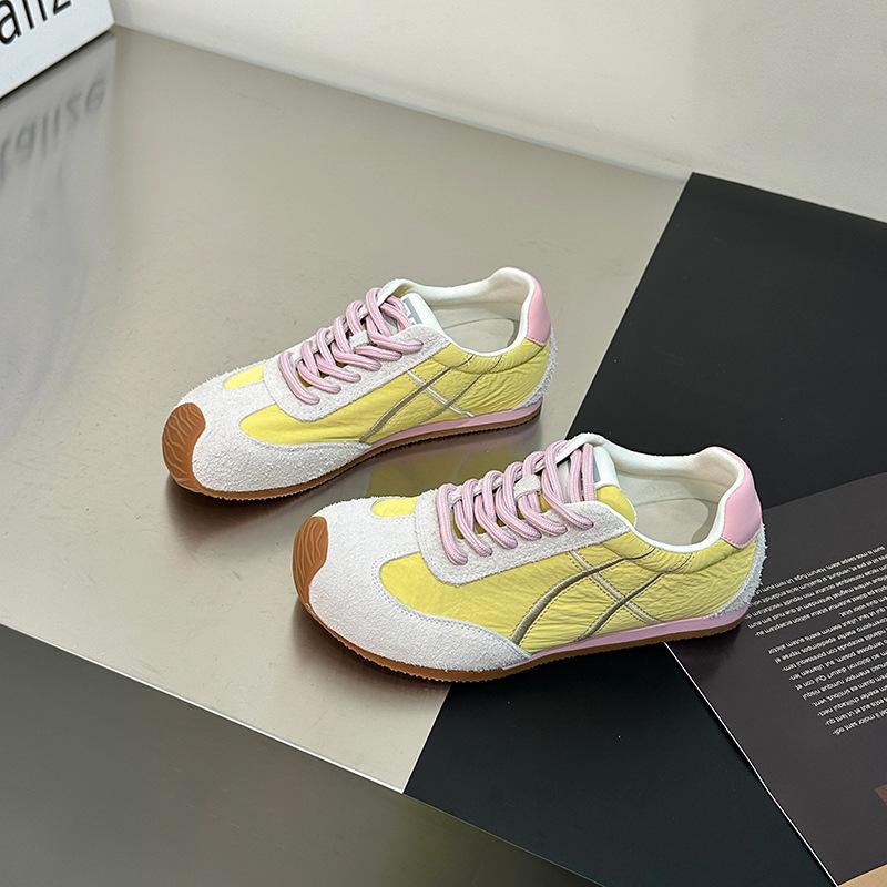 

Сочетание цветов, плоская подошва, женская, пружинящая, уродливо-милая, мягкая подошва, повседневная 36