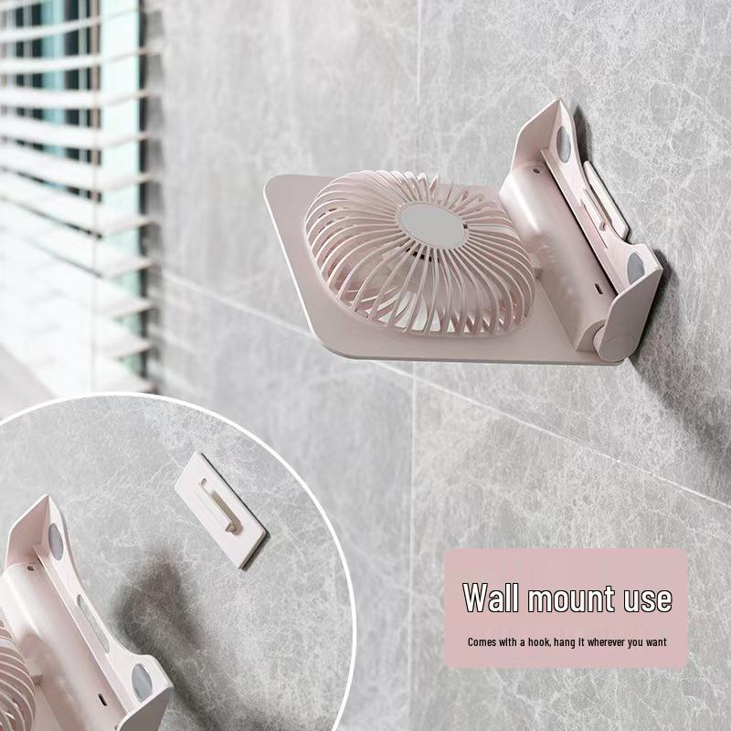 Ultra-thin Magnetic Folding Desktop Fan with USB Charging & Silent Strong Wind