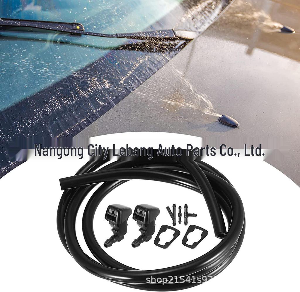 Ford Edge Front Windshield Washer Nozzle Kit with Gasket and 1m Hose BT4Z-17603-A