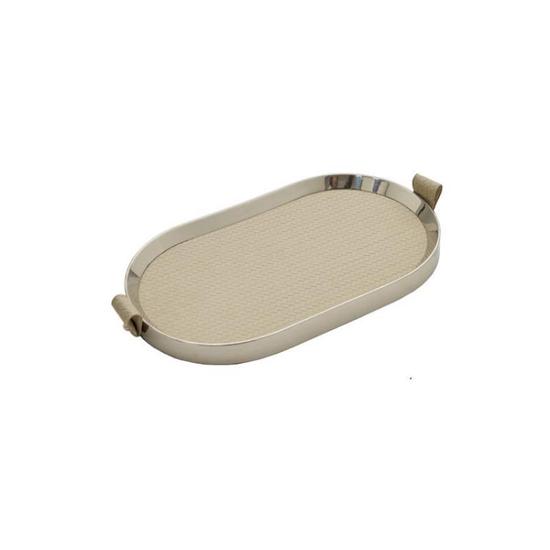 Modern Storage Trays Desktop Leather Storage Trays Living Room Snacks Organize Plate Simple Entrance Hall Key Organize Plate