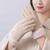 Winter Women's Gloves German Velvet Cotton Warm Cold  Plus Velvet Cycling Cold Tap Screen  Warm Gloves