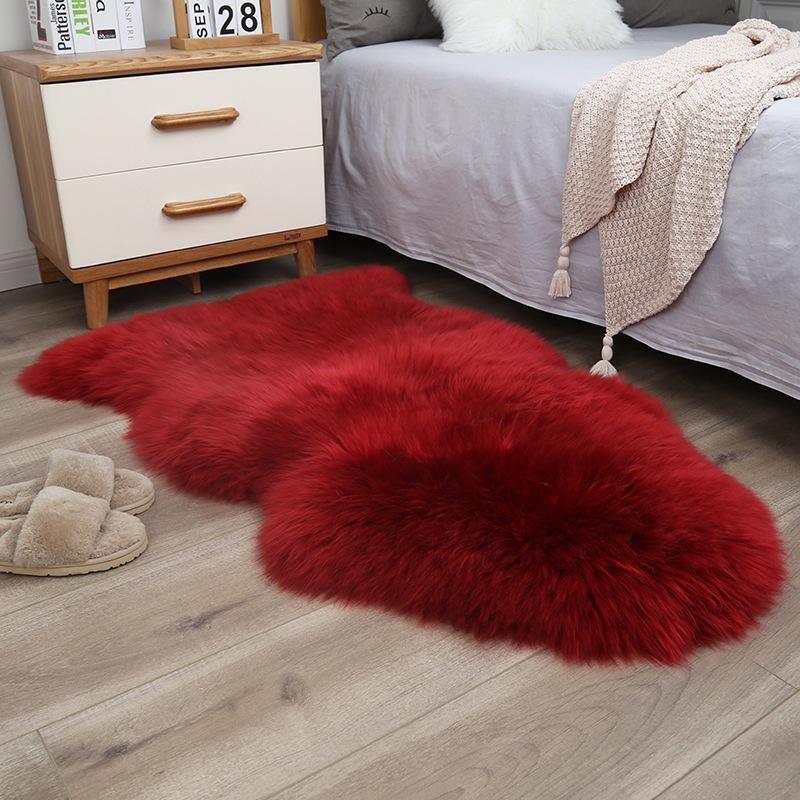 Australian Sheepskin Wool Chair Cushion - Round Mat for Dining Chairs & Sofas