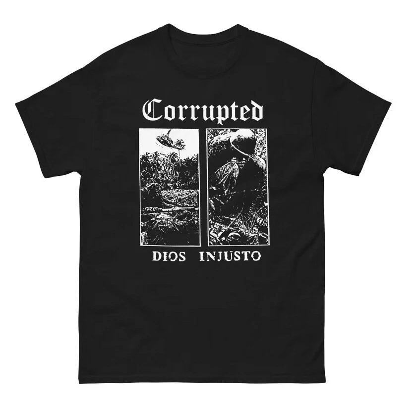 Corrupted Dios Injusto Unisex Black TShirt S
