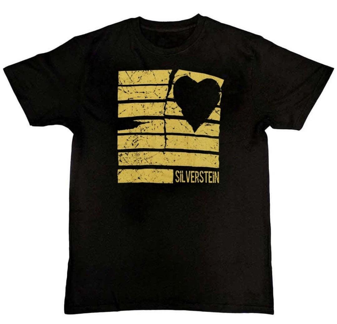 VTG Silverstein rock band Graphic Print Mens T-Shirt XL