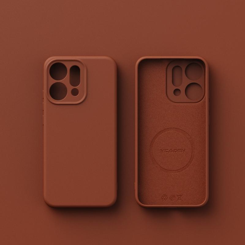 for Liquid Silicone Magnetic Case for OPPO Reno 14 Pro Magsafe Wireless Charging Soft Skin Smooth Cover Bumper Funda
