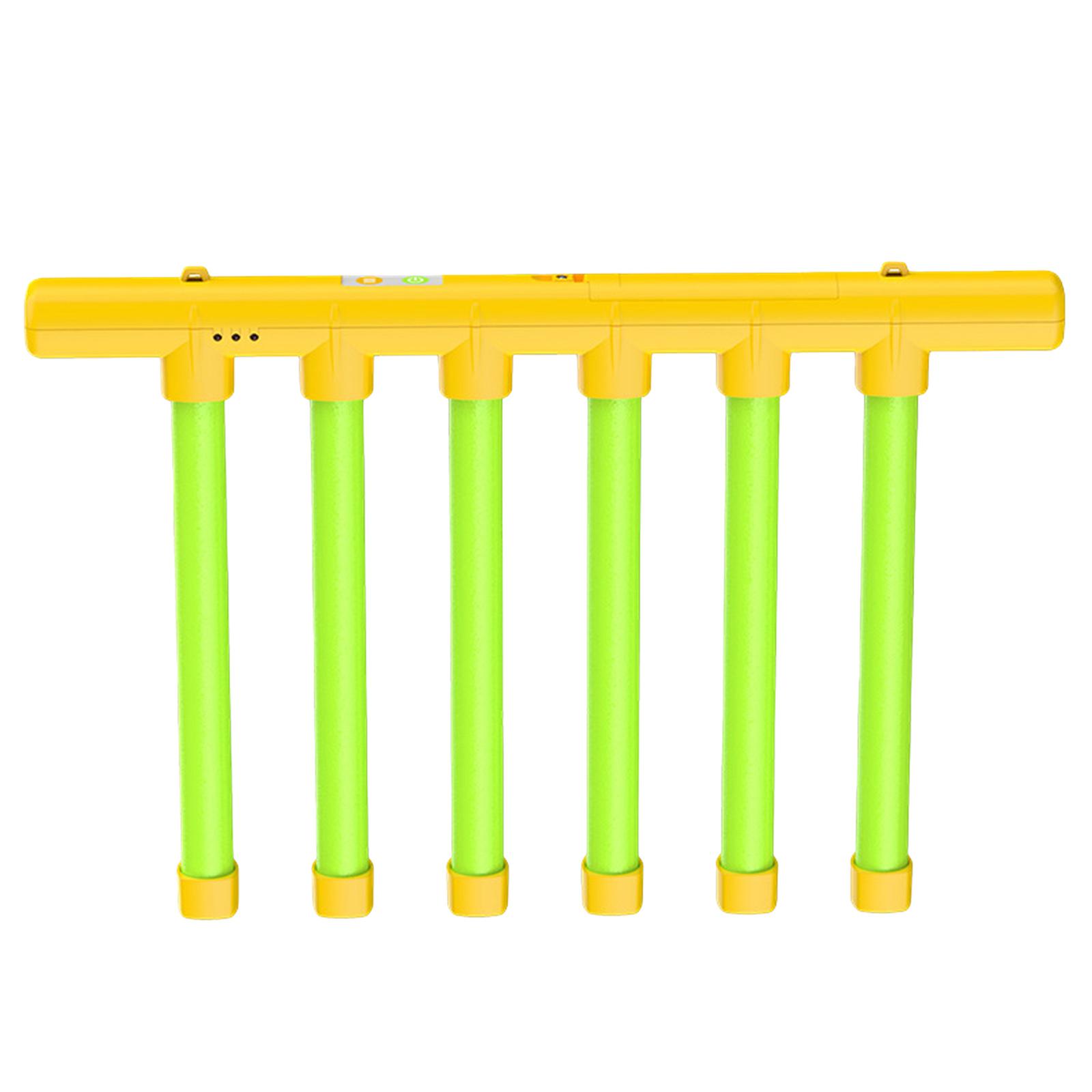Plastic Percussion Musical Instrument for Children with Six Tubes Educational Toy for Early Learning and Rhythm Practice One Size