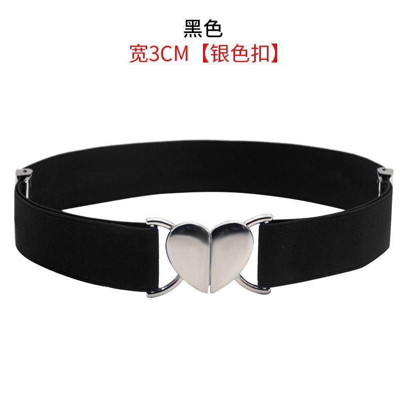 Contemporary Womens Elastic Waist Band With Smooth Buckle Fashionable Design For Occasion Every