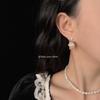 Micro-inlaid zircon personalized designer ice cream-plated 14K earrings, new earrings, jewelry wholesale