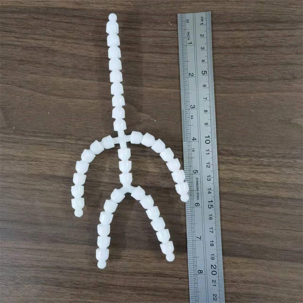 Ball Socket Cotton Doll Skeleton Sound Version Plush Doll Skeleton  DIY Material